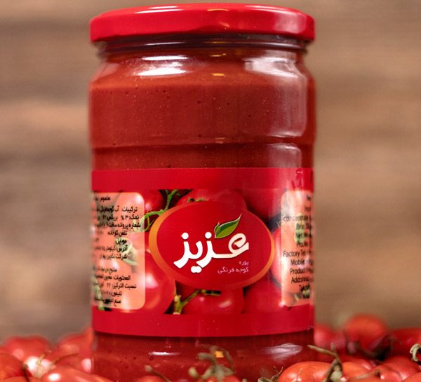تصویر 2 از رب گوجه فرنگی عزیز مناسب آشپزی خانگی با طعم متعادل